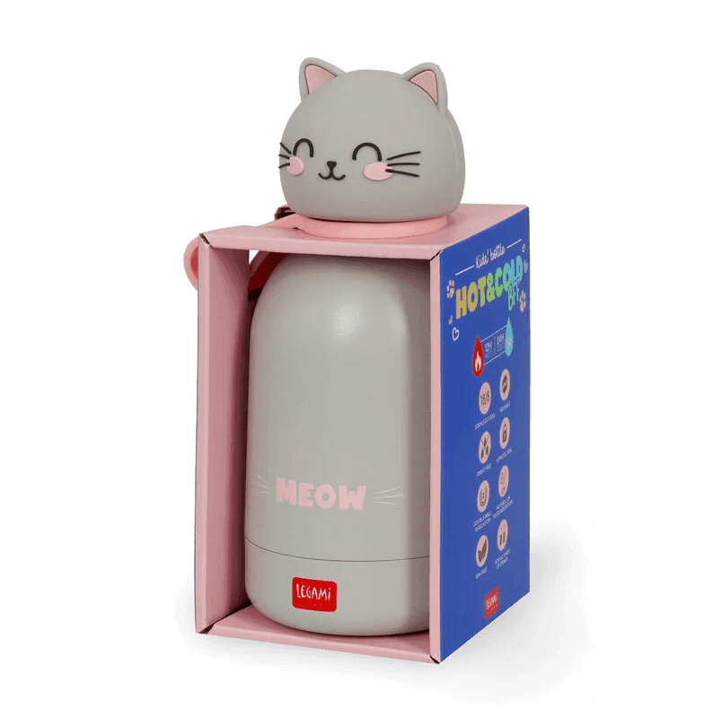 Legami - Borraccia Termica per Bambini - Hot&Cold BFF - Kitty (KSSB0003) - 5