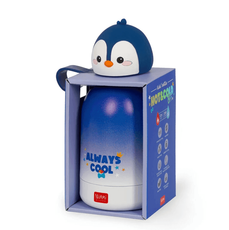 Legami - Borraccia Termica per Bambini - Hot&Cold BFF - Penguin  (KSSB0007) - 5