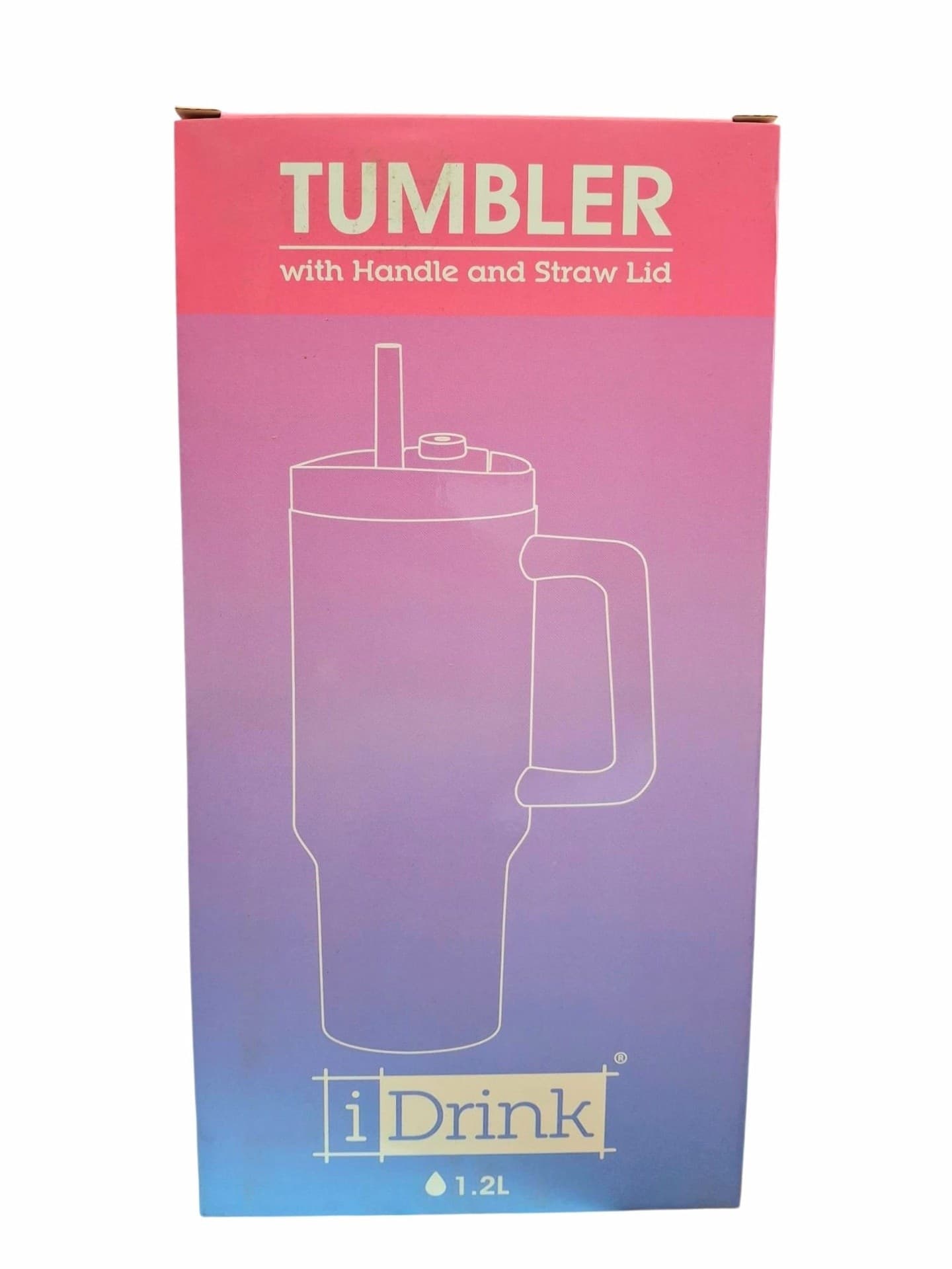 i-Total  I-DRINK Tazza termica 1.2lt rosa/blu (ID0253 ) - 4