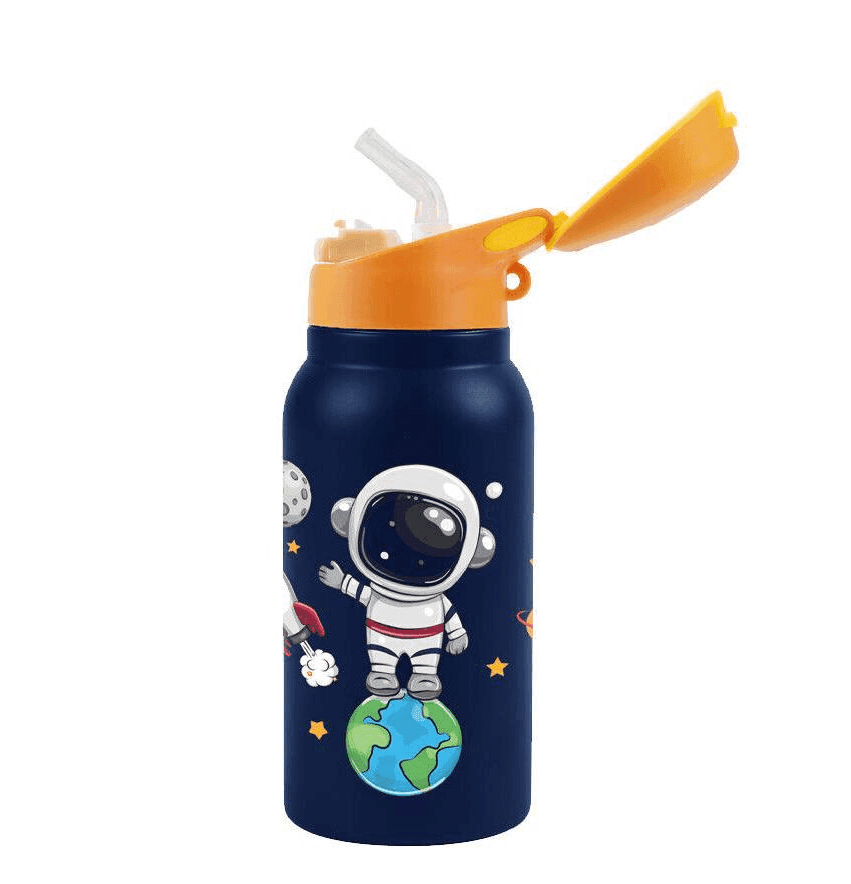 i-Total - I DRINK Bottiglia termica “Astronauta kids” con tappo richiudibile (ID0515) - 2