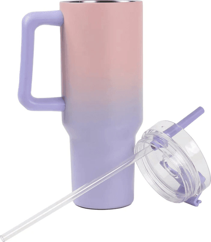 i-Total - I-DRINK Tazza termica 1.2lt rosa/lilla (ID0257) - 2
