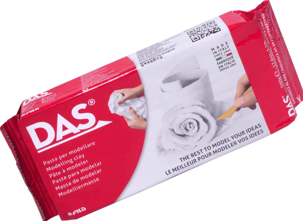 DAS - Pasta per modellare Panetto Bianco 500 gr. (F387000) - 2