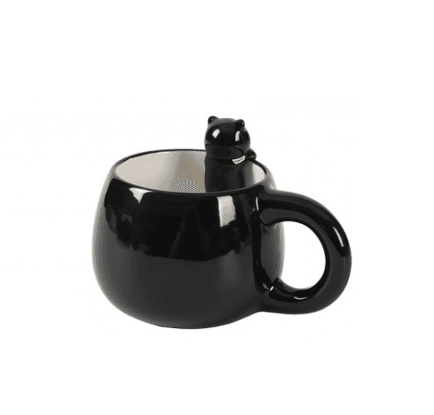 i-Total- Tazza in Cermica con Charm Black Cat (XL2525) - 3