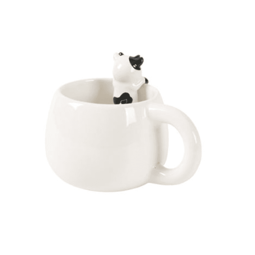 i-Total - Tazza in ceramica con charm - Cow (XL2568) - 3