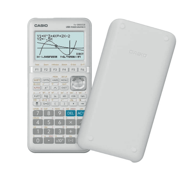 Casio - Calcolatrice grafica bianco display 216x384 pixel (FX-9860GIII) - 2