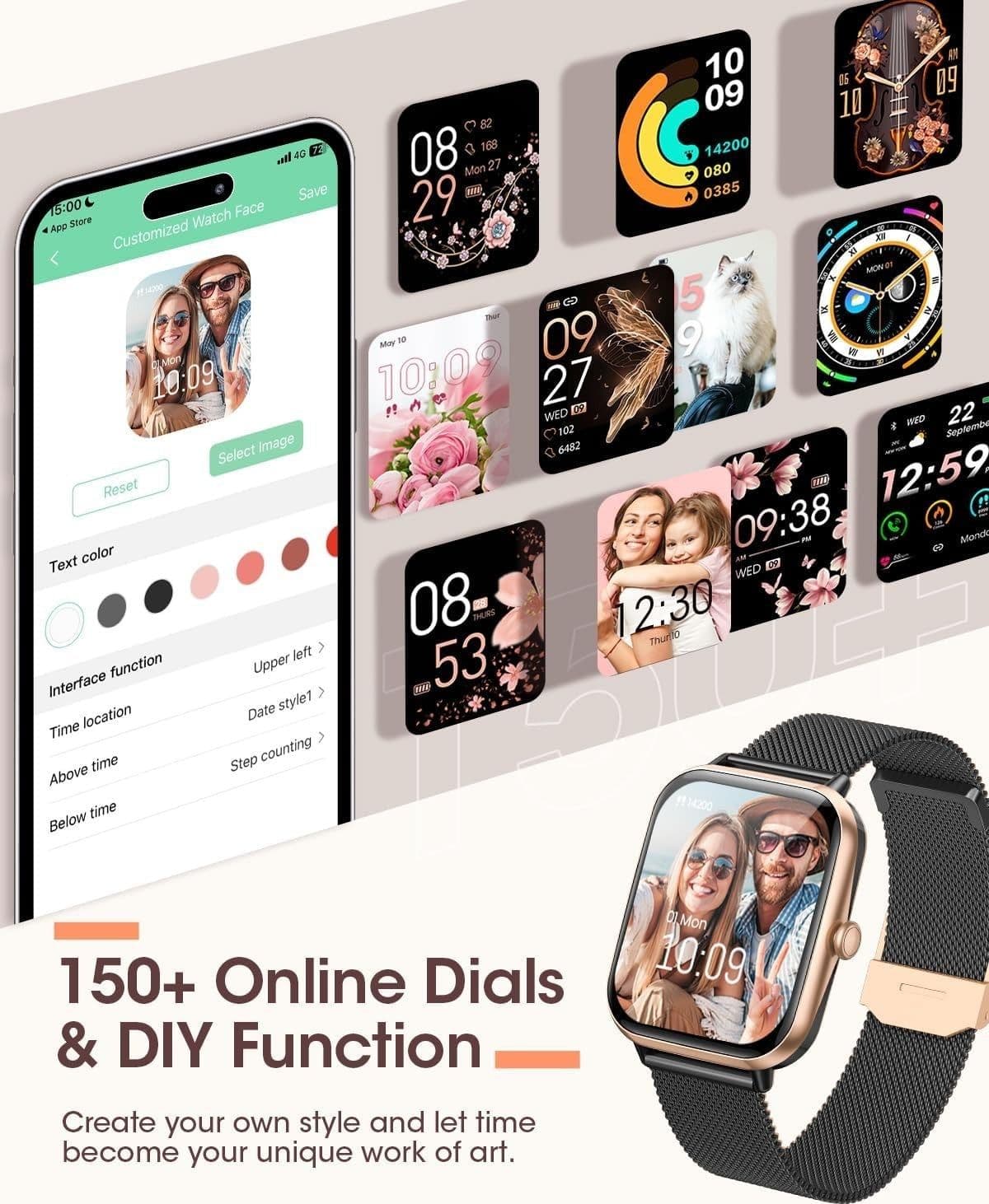 Smartwatch Orologio intelligente RUXINGX monitoraggio sonno frequenza cardiaca - 6