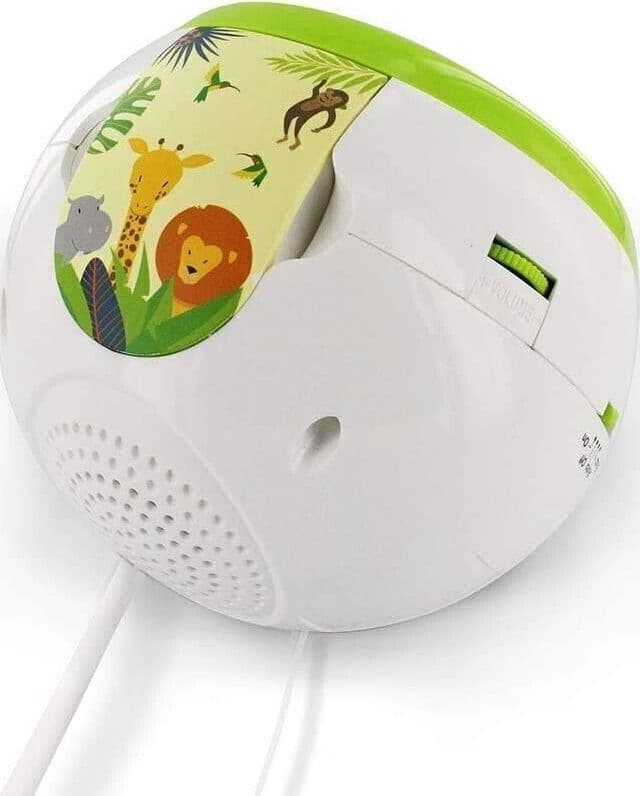 Metronic Radiosveglia per Bambini Jungle FM Proiezione USB Doppia Sveglia - 2