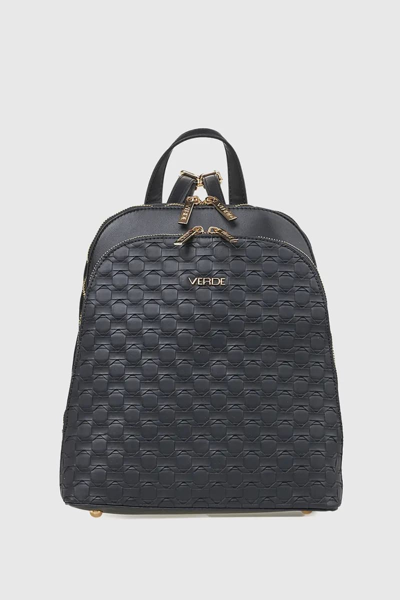 VERDE FASHION | Zaino doppia zip intrecciato - 15