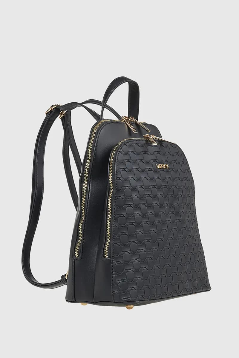 VERDE FASHION | Zaino doppia zip intrecciato - 7