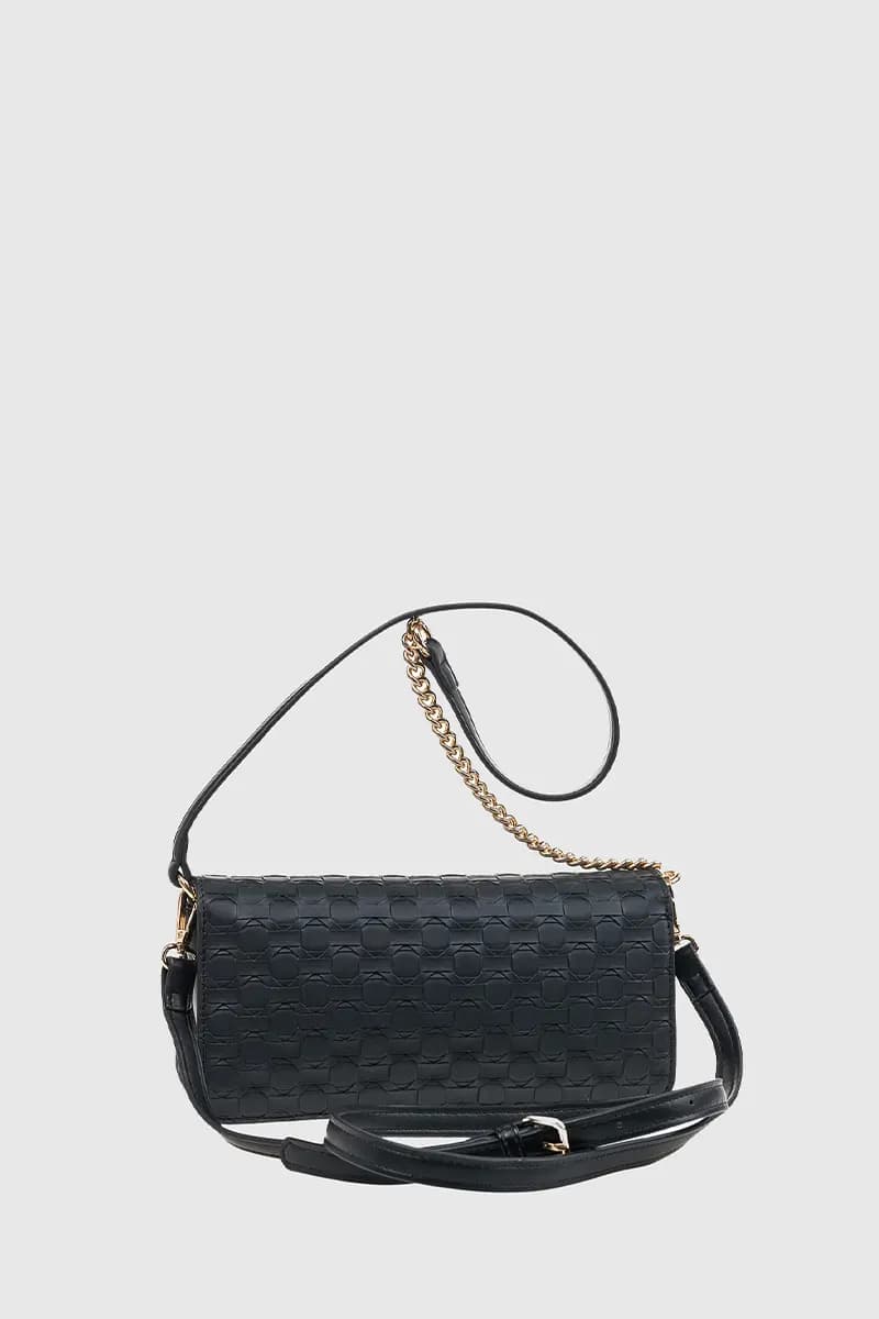VERDE FASHION | Pochette intrecciata con patta - 6