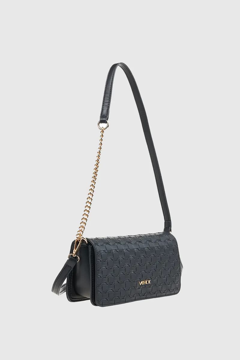 VERDE FASHION | Pochette intrecciata con patta - 7