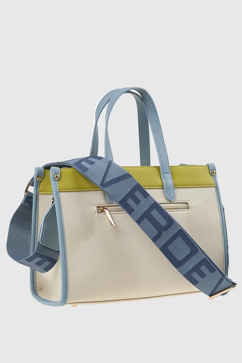 VERDE FASHION | Tote bag logo colorblock - 2