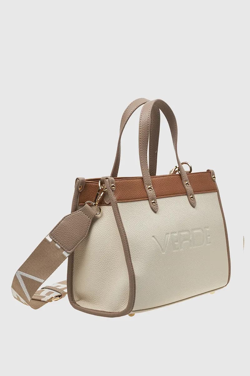 VERDE FASHION | Tote bag logo colorblock - 7