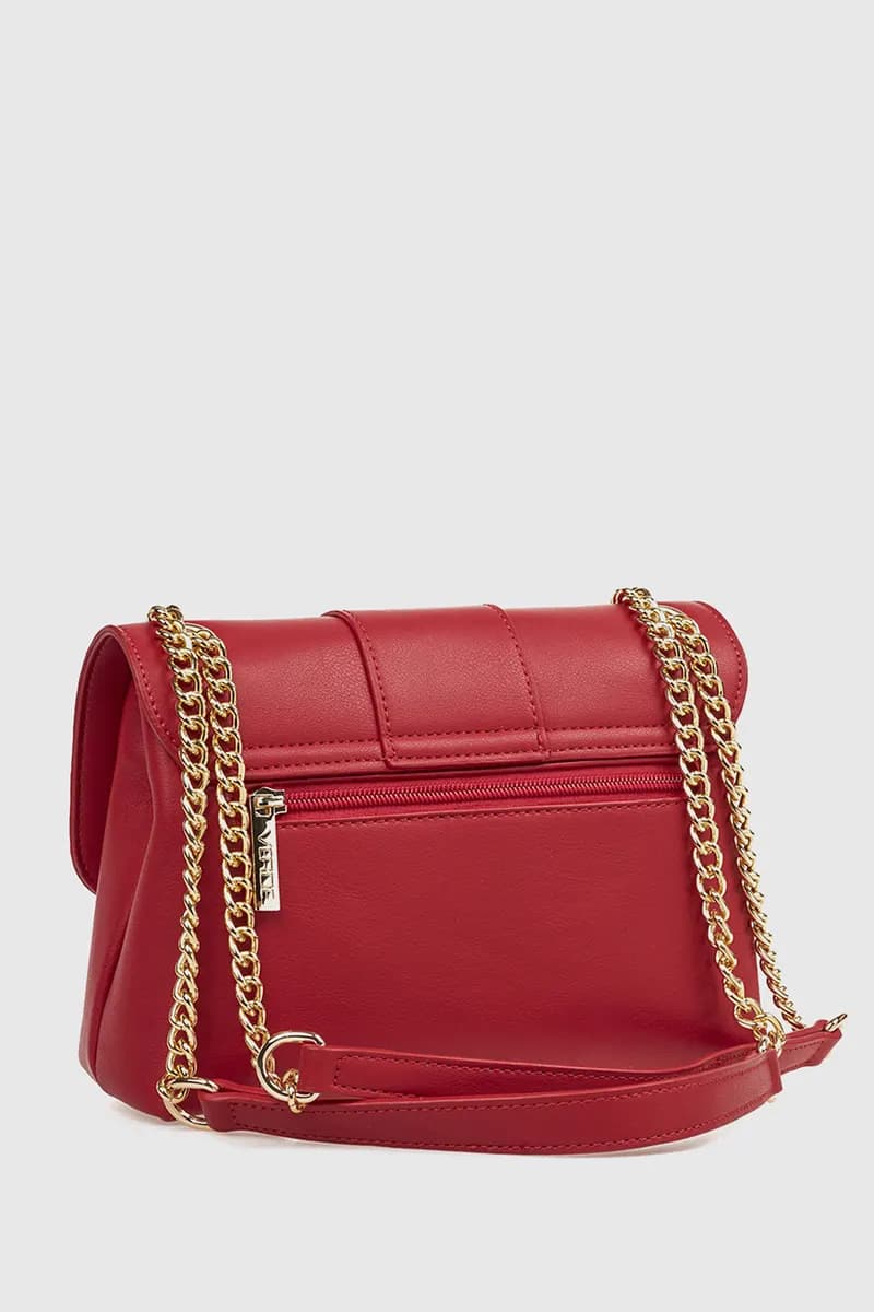 VERDE FASHION | Borsa in ecopelle con patta - 2
