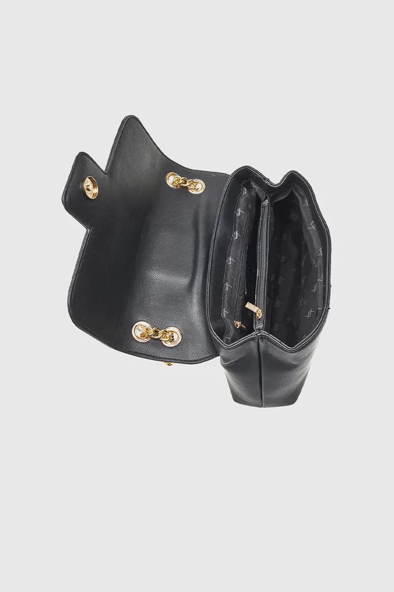 VERDE FASHION | Borsa in ecopelle con patta - 12