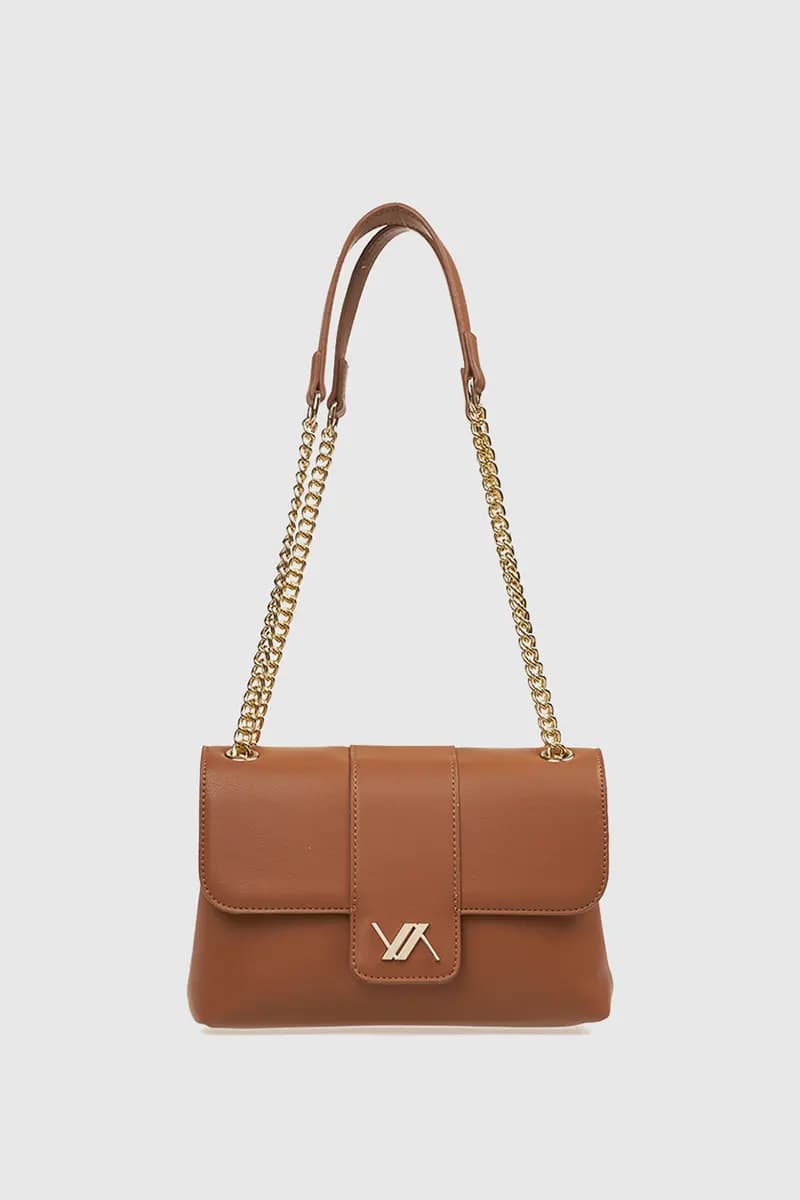 VERDE FASHION | Borsa in ecopelle con patta - 13