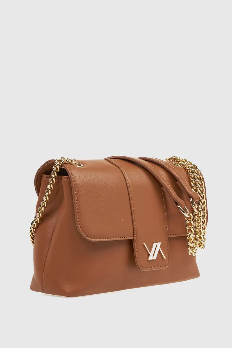 VERDE FASHION | Borsa in ecopelle con patta - 15