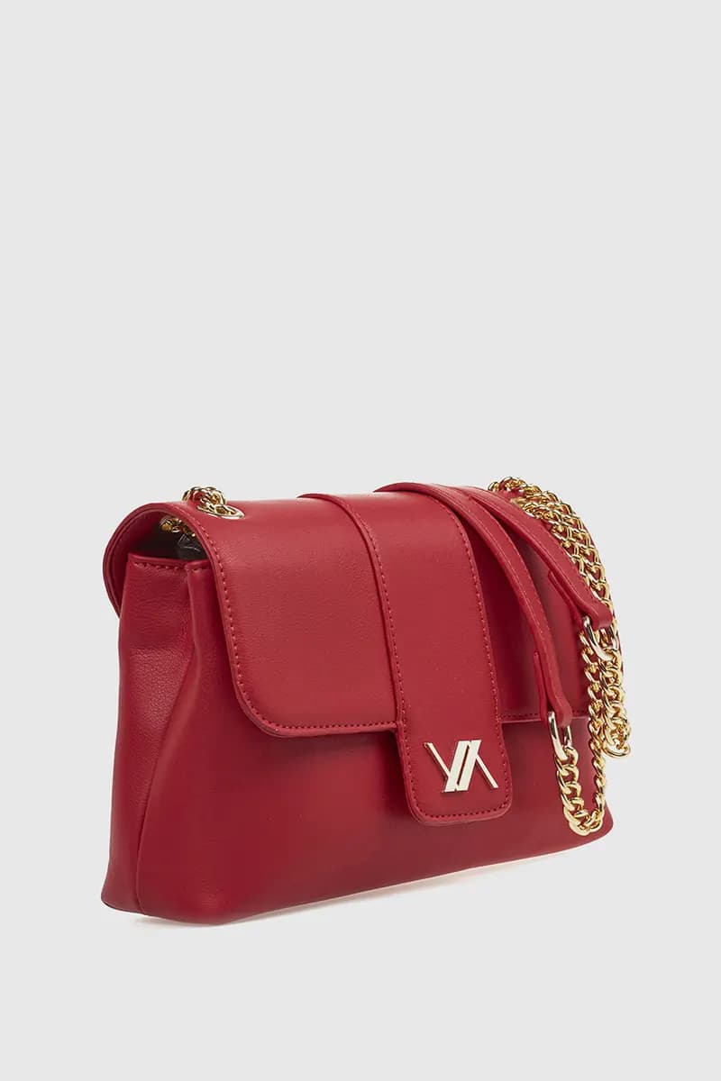 VERDE FASHION | Borsa in ecopelle con patta - 3