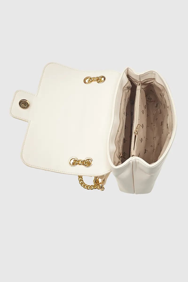 VERDE FASHION | Borsa in ecopelle con patta - 8