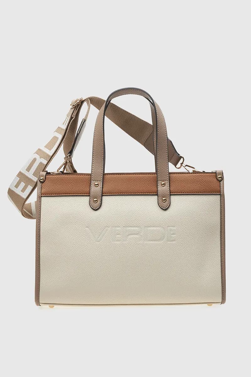 VERDE FASHION | Tote bag logo colorblock - 5