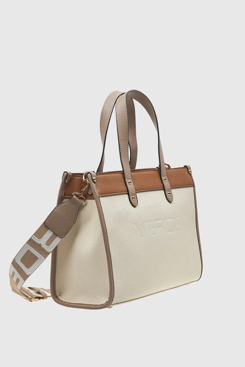 VERDE FASHION | Tote bag logo colorblock - 3