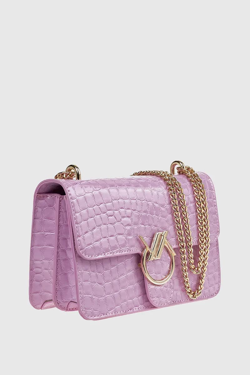 VERDE FASHION | Borsa a tracolla pitonata - 2