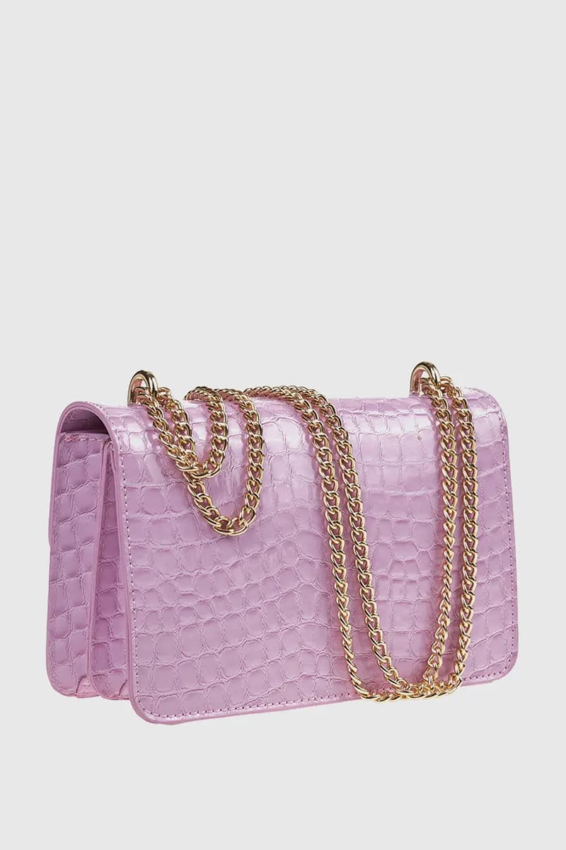 VERDE FASHION | Borsa a tracolla pitonata - 3