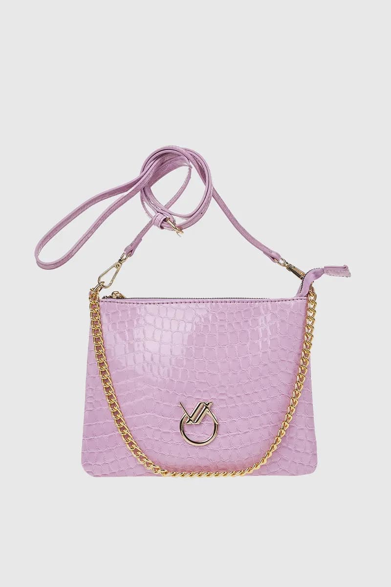 VERDE FASHION | Mini bag a tracolla pitonata - 4
