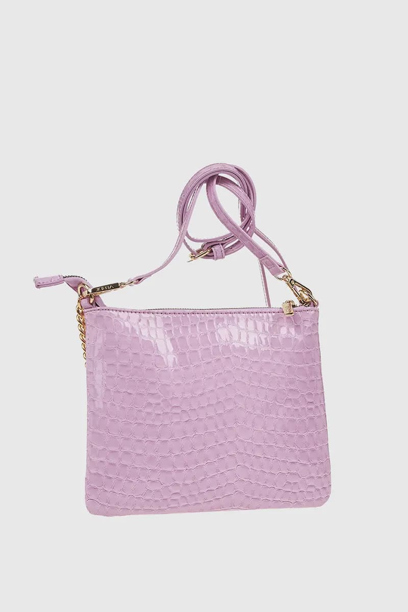 VERDE FASHION | Mini bag a tracolla pitonata - 5