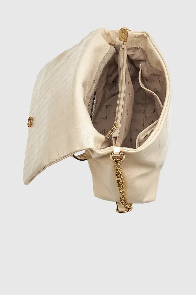 VERDE FASHION | Borsa a tracolla ecopelle lucida - 12