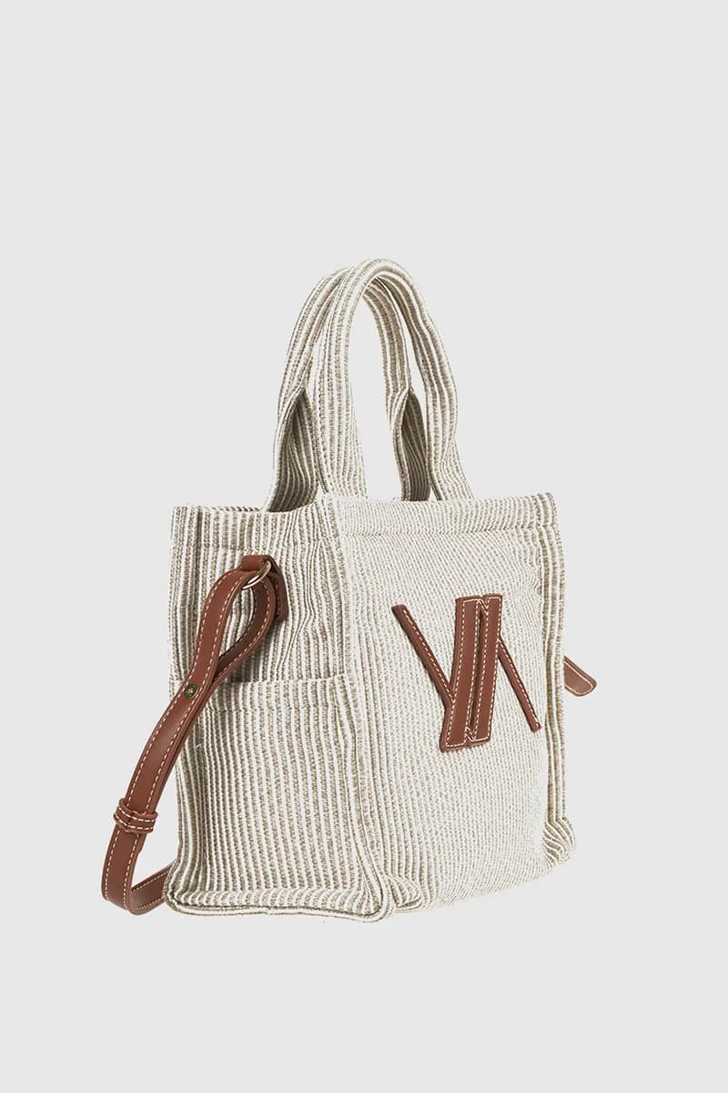 VERDE FASHION | Mini bag a tracolla in tessuto - 3