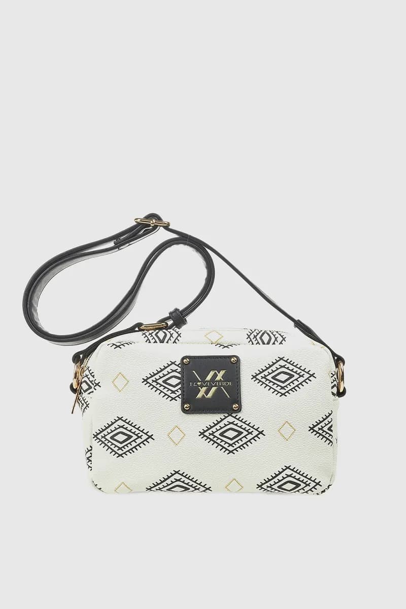 VERDE FASHION | Camera bag motivo geometrico - 5