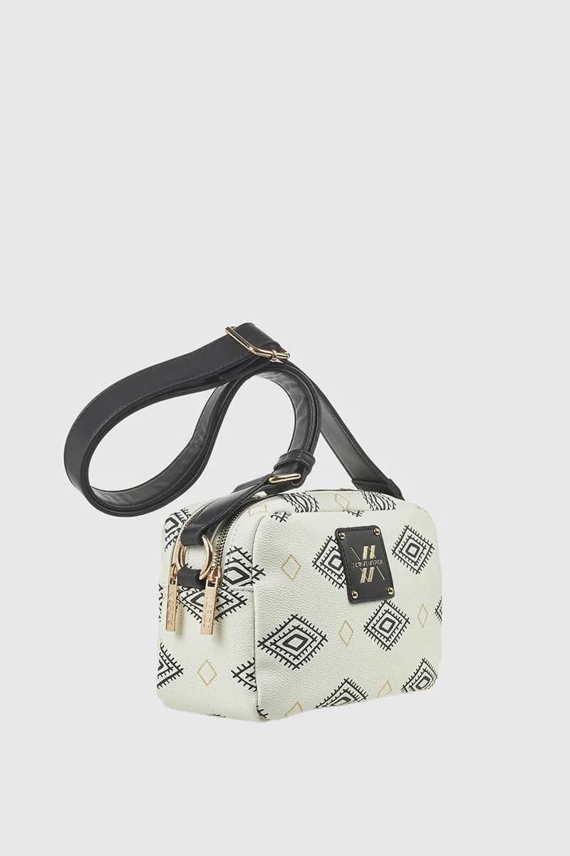 VERDE FASHION | Camera bag motivo geometrico - 3