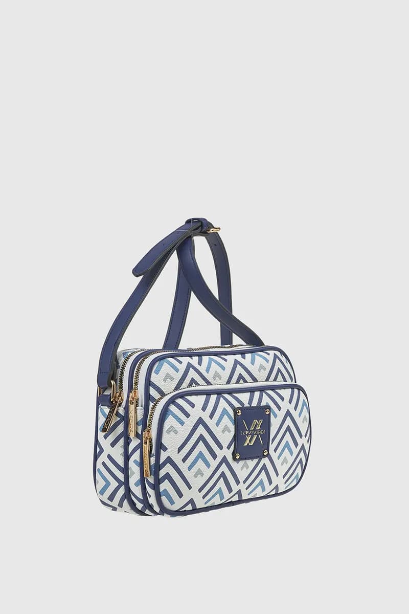 VERDE FASHION | Borsa a tracolla tre tasche - 3