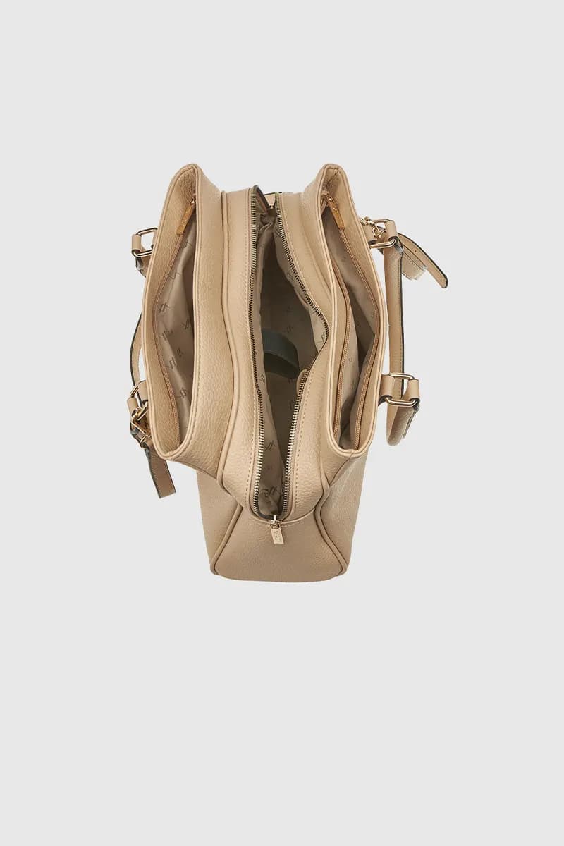 VERDE FASHION | Borsa a spalla tre scomparti - 4