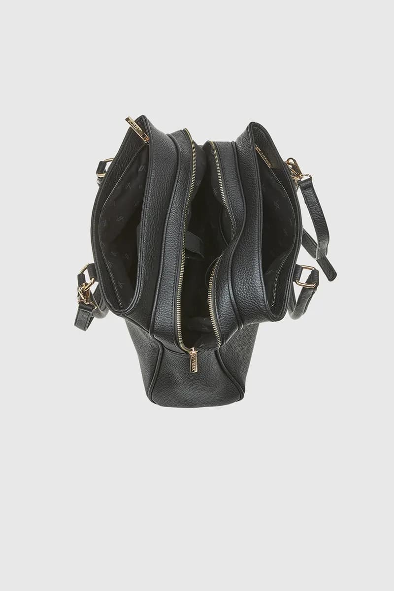 VERDE FASHION | Borsa a spalla tre scomparti - 8