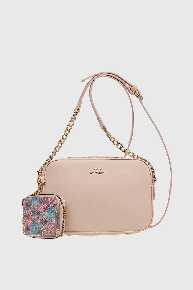 VERDE FASHION | Camera bag a tracolla con portamonete