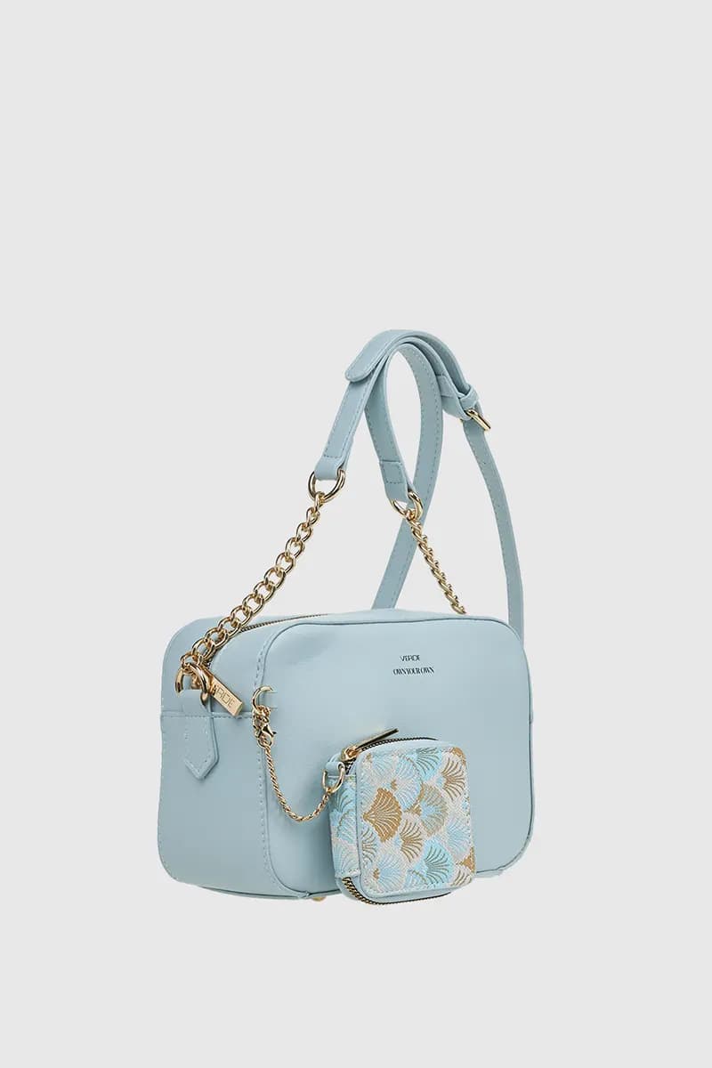 VERDE FASHION | Camera bag a tracolla con portamonete - 11