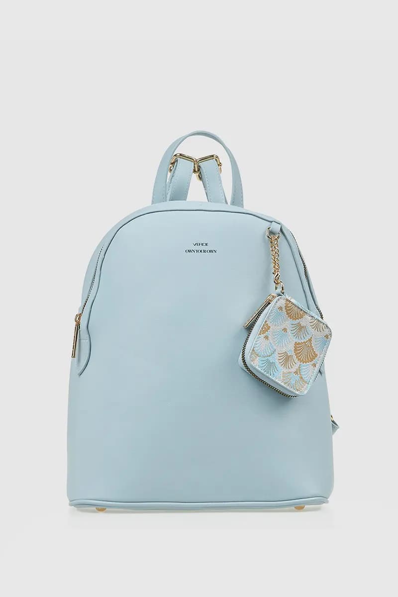 VERDE FASHION | Zaino doppia tasca con portamonete - 5