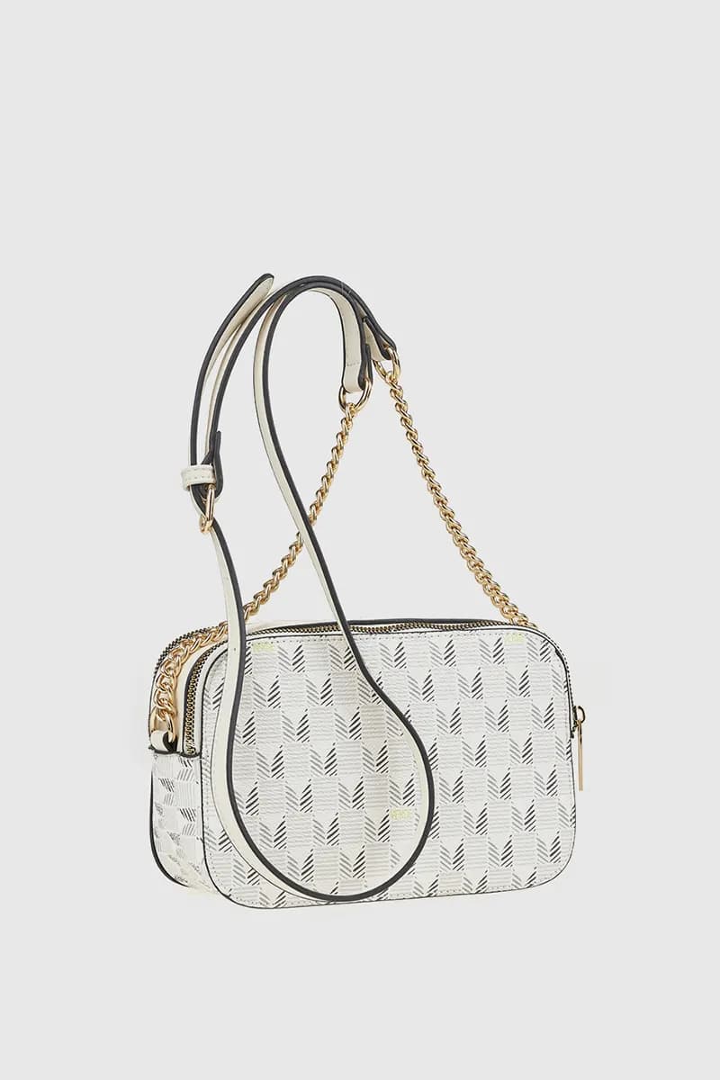 VERDE FASHION | Pochette doppia tasca motivo geometrico - 10