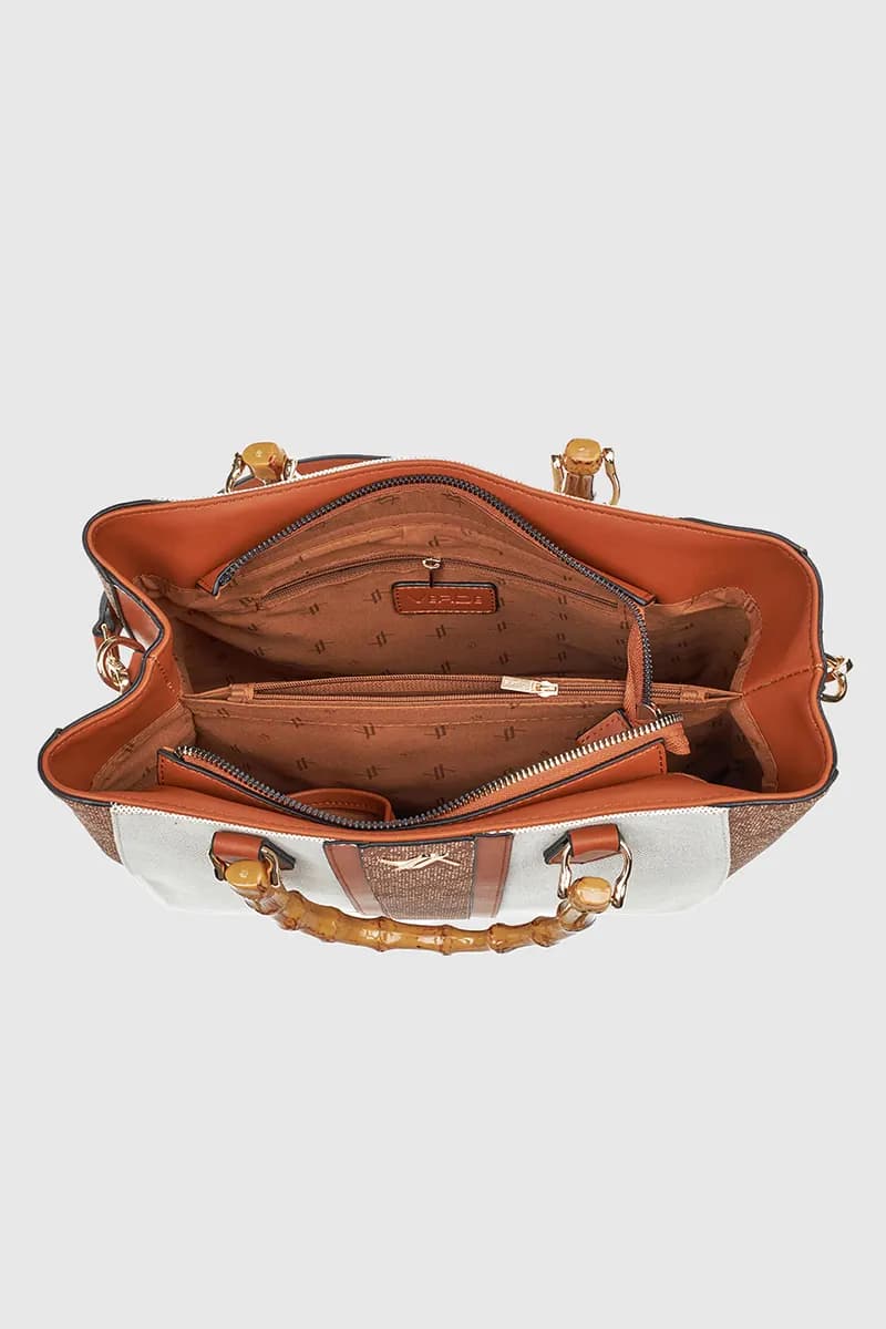 VERDE FASHION | Tote bag manico bamboo - 4