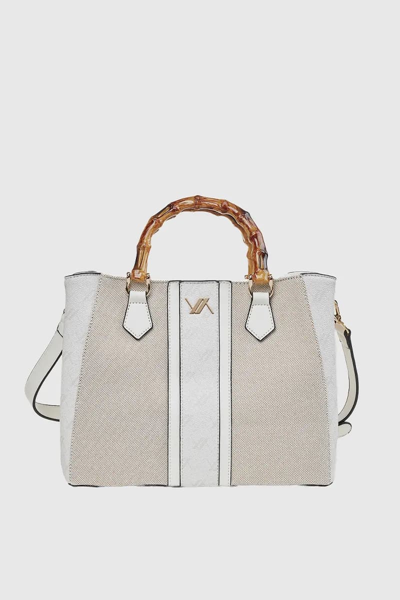 VERDE FASHION | Tote bag manico bamboo - 5