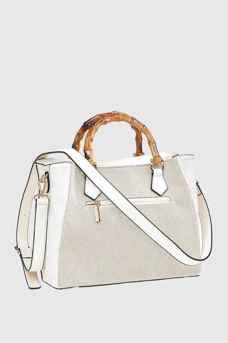 VERDE FASHION | Tote bag manico bamboo - 6