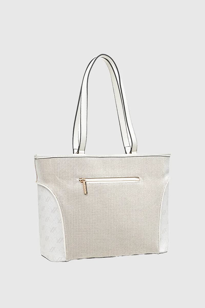 VERDE FASHION | Shopper in tessuto trama logo - 2