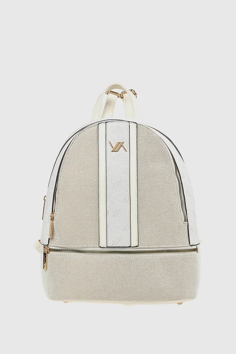 VERDE FASHION | Zaino in tessuto trama logo - 9