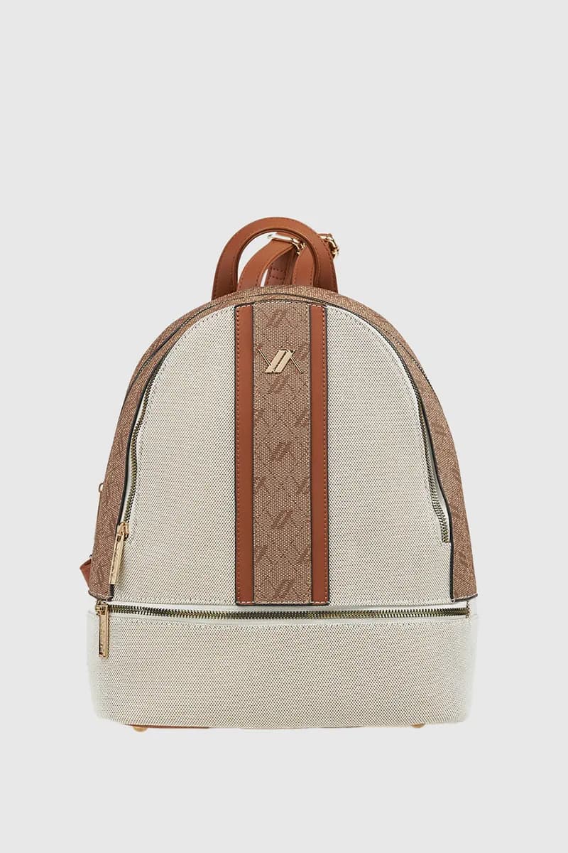 VERDE FASHION | Zaino in tessuto trama logo - 10