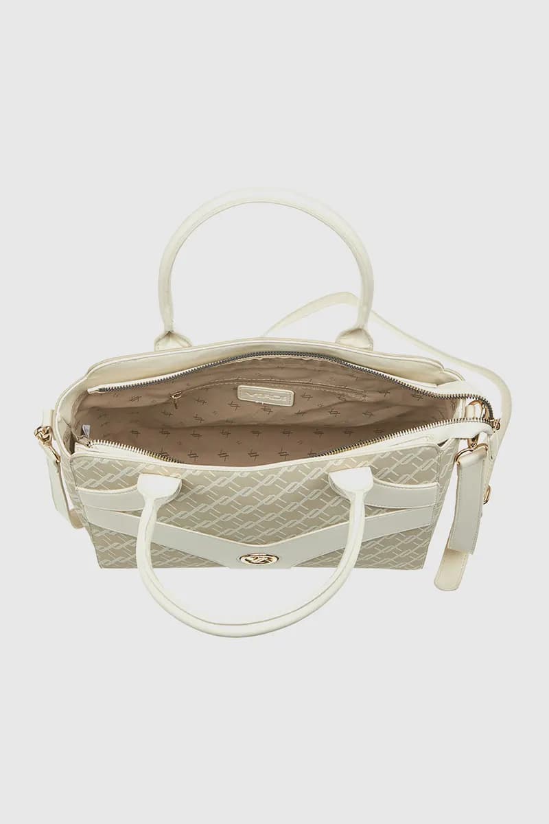VERDE FASHION | Tote bag trama logo - 4