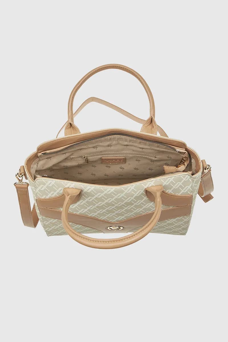 VERDE FASHION | Tote bag trama logo - 8