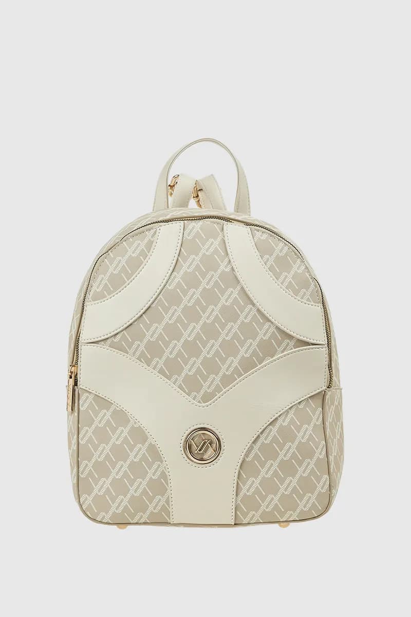VERDE FASHION | Zaino in ecopelle trama logo - 9