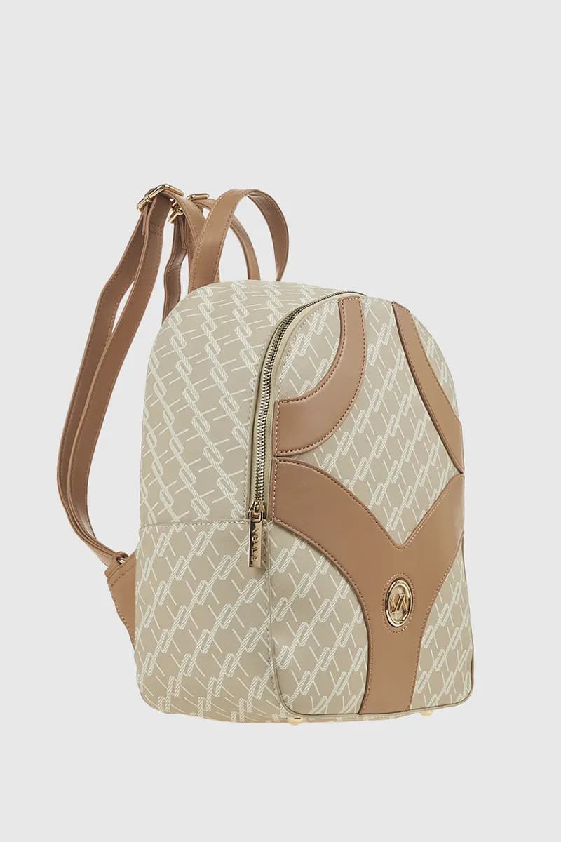 VERDE FASHION | Zaino in ecopelle trama logo - 7